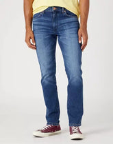 Wrangler Larston Męskie Spodnie Jeansowe Darkly Worn W18SD239W 112331093